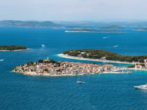 Flying into Croatia